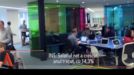 Salariul mediu net A CRESCUT cu aproape 300 de lei, anul trecut. Ce mai arată statistica INS