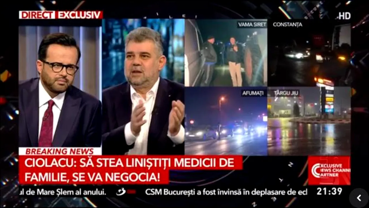 VIDEO | „Nu se va închide niciun cabinet de medici de familie” / Marcel Ciolacu vrea echilibru în salarizarea din Sănătate/ Cine e noul șef la CNAS