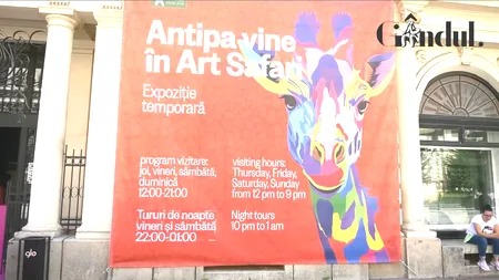 VIDEO | Când arta întâlnește istoria naturală ies două expoziții de interes. ART Safari și „Antipa”, schimb de exponate
