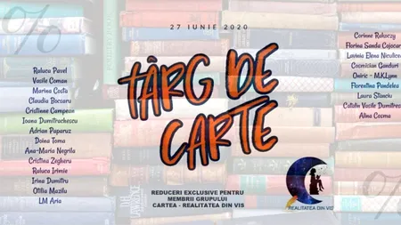 SOLUȚIE. În ciuda pandemiei, autorii români își pot vinde cărțile pe grupuri on-line! La sfârșitul săptămânii - un nou târg de carte în mediul virtual