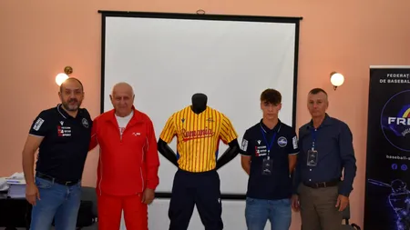 Noul tricou al echipei naționale de baseball a României! Cum arată ediția limitată de o sută de piese. Foto de colecție 