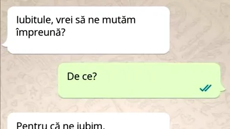 BANCUL de luni | Mutatul împreună