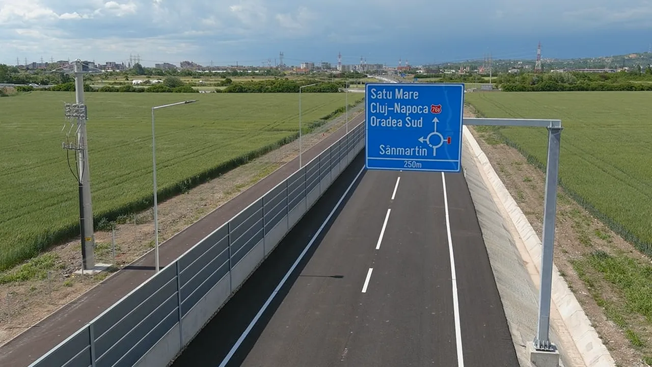 Centura Sânmartin va fi deschisă circulației marți / Anunțul directorului CNAIR