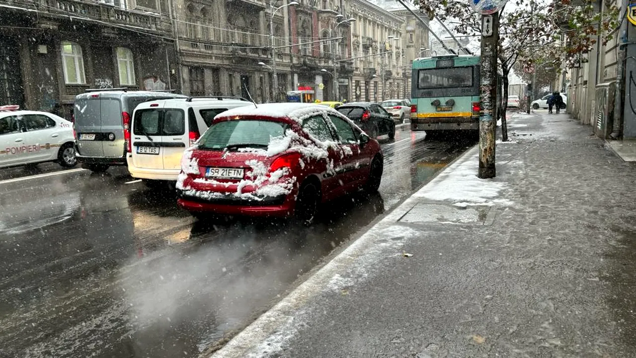 ANM a emis o avertizare de ploi, ninsori și temperaturi negative. Un nou val de aer polar va acoperi România