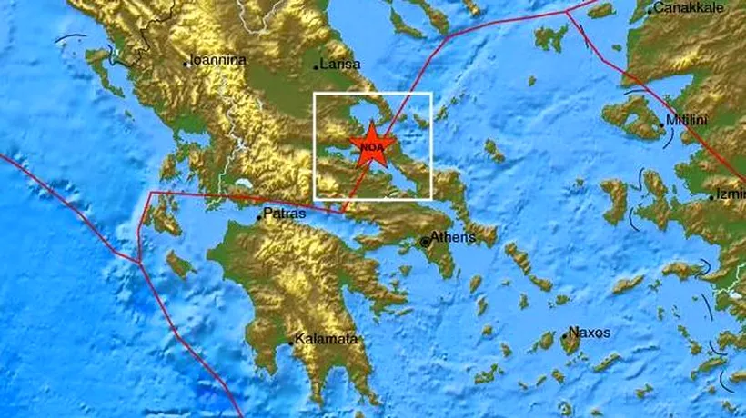 Un cutremur de 4,9 grade a avut loc în centrul Greciei