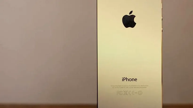 Apple va lansa o versiune de iPhone cu carcasă suflată cu aur