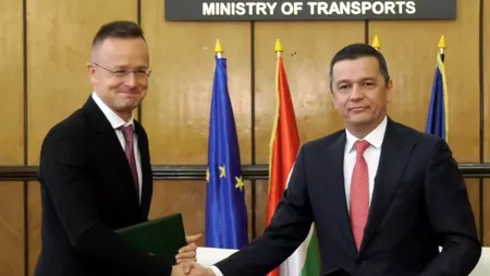 VIDEO | Sorin Grindeanu și Peter Szijjarto au semnat Acordul privind stabilirea conexiunii Drumului Expres Salonta - Békéscsaba – Méhkerék