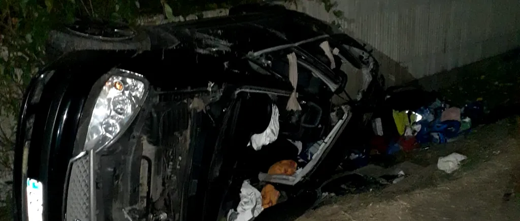 Autoturism cu cinci cetățeni bulgari, spulberat de un TIR în Giurgiu. Doi dintre ei au murit, iar șoferul mașinii nu avea permis auto