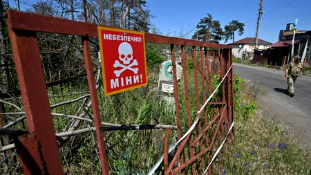Human Rights Watch acuză UCRAINA că ar fi folosit mine antipersonal interzise de legislația internațională