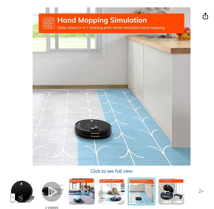 Aspiratorul inteligent iLife A11 foto: captură Amazon