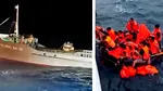 Imagini cu salvatorii care scot supraviețuitori din ambarcațiunea vietnameză scufundată în Marea Chinei de Sud