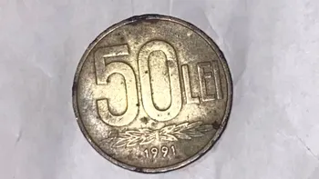 Cu câți bani se vinde acum, în 2025, celebra monedă de 50 lei din anii ’90