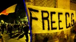 A șaptea noapte de proteste în fața Arestului Central, unde este închis Călin Georgescu. 200 de persoane cer eliberarea fostului candidat la alegerile prezidențiale