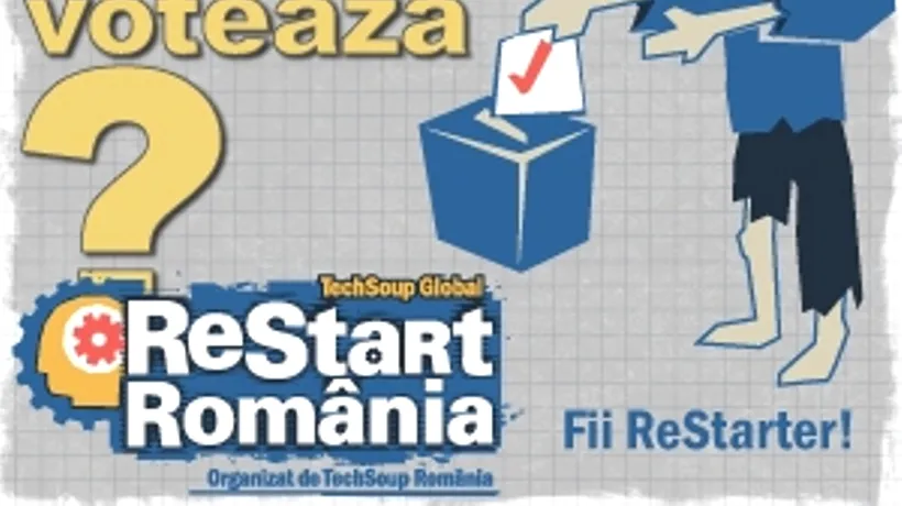 ReStart România, ultimele zile pentru înscrierea de proiecte online care pot schimba România