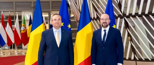 Nicolae Ciucă, discuții la Bruxelles cu președintele Consiliului European. Printre subiectele abordate, aderarea României la Schengen și securitatea energetică | VIDEO