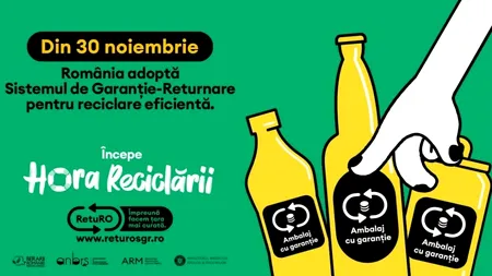 Reciclarea devine industrie. RetuRO extinde rețeaua Sistemului de Garanție-Returnare. A treia fabrică, în județul Bacău, creează 70 de locuri de muncă