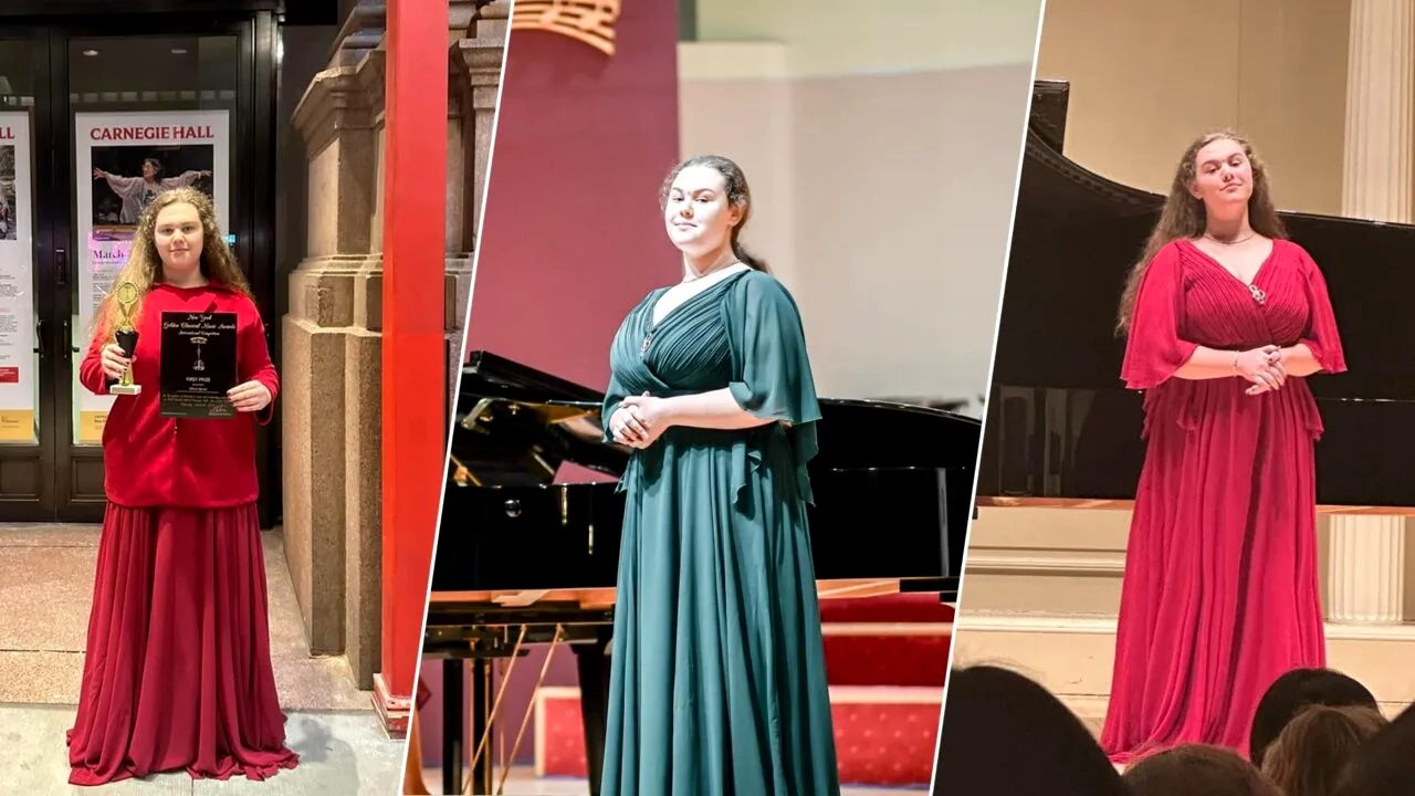 Singurul copil din Europa care face PERFORMANȚĂ la canto clasic. Tânăra soprană din România cucerește, la 15 ani, marile scene internaționale