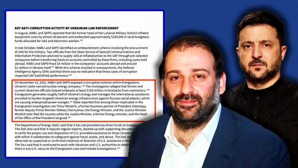 Creierul din scandalul de corupție care a zguduit Ucraina, menționat într-un raport al Congresului SUA drept „fost partener de afaceri” al lui Zelenski