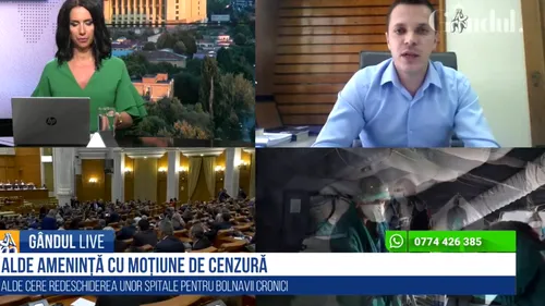 GÂNDUL LIVE. Claudiu Catana, președintele TLDE, copreședinte ALDE București: „Din punctul meu de vedere va fi o moțiune de cenzură” / ALDE merge singur în scrutinul pentru alegerile locale