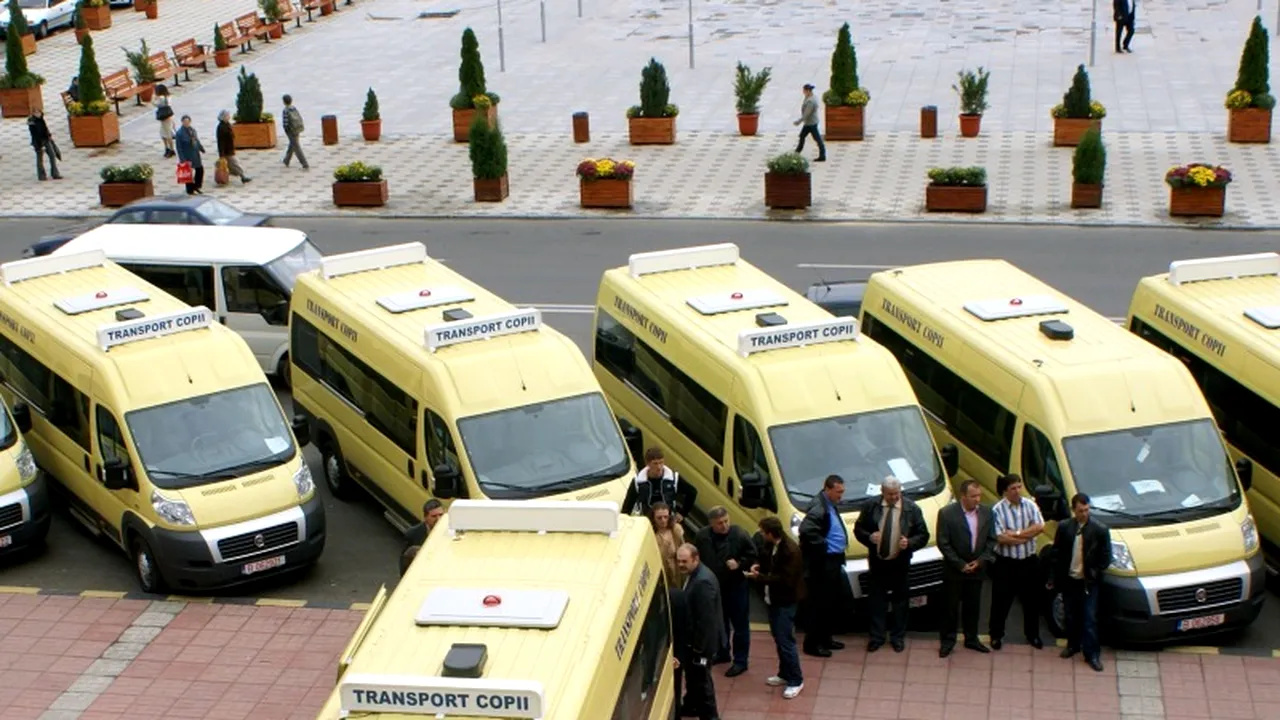 MEN vrea să cumpere 800 de microbuze, în valoare de 31 de milioane euro, pentru copiii din rural