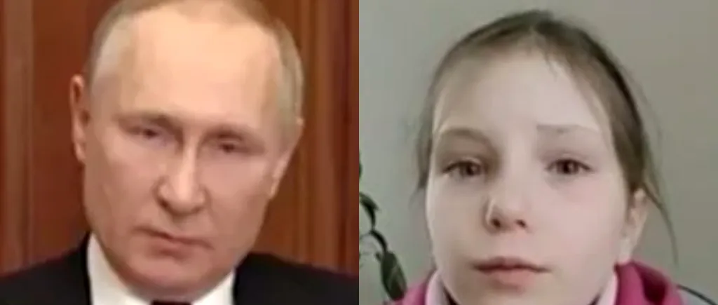 VIDEO | Mesajul unei fetițe de șase ani din Ucraina pentru Putin: „Șterge-o de aici, din țara mea”