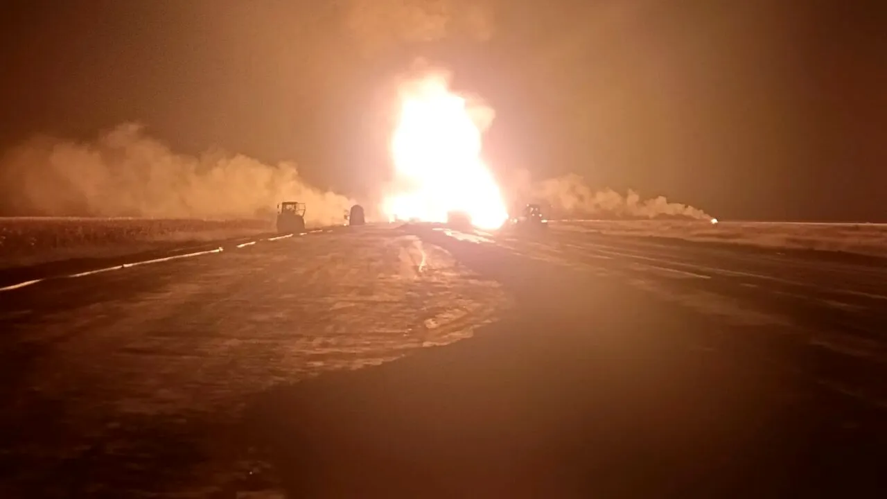 Transgaz, despre explozia de pe șantierul Autostrăzii Moldovei: „Constructorul lucrărilor NU A RESPECTAT prevederile Avizului de amplasament”