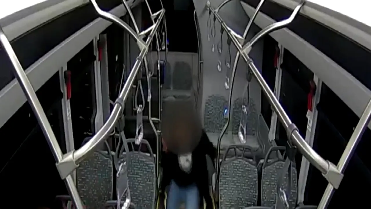 Autobuz ATACAT CU PIETRE de tineri teribiliști din Constanța. Un pasager a fost rănit