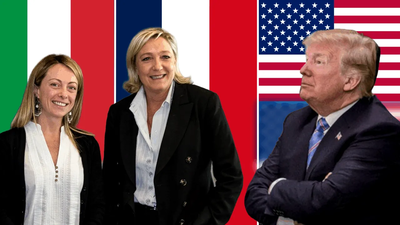 Marine Le Pen, supărată pe Trump pentru că a insultat-o pe Giorgia Meloni. Lidera opoziției din Franța declară că este alături de premierul Italiei