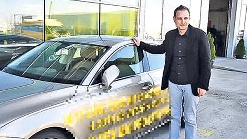 Răzbunarea unui șofer. MESAJUL INCREDIBIL pe care acest ROMÂN FURIOS l-a scris pe SUPER-MAȘINA lui de 110.000 de euro!