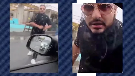 Bombardierul din Târgu Jiu a fost depistat. Șoferul agresiv a rămas pieton și a fost amendat în urma filmărilor devenite virale