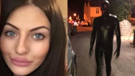 Femeie de 23 de ani, hărțuită de un bărbat îmbrăcat într-un costum de cauciuc. Individul „mormăia și respira greu