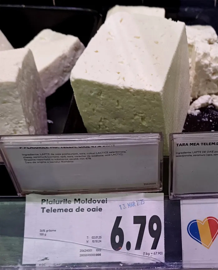 De necrezut cu cât se vinde 1 kg de telemea în Kaufland, la început de 2025. Reacția Asociației pentru Protecția Consumatorilor din România