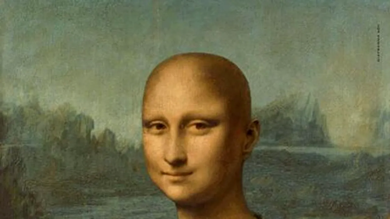 Mona Lisa, rasă pe cap în scopuri umanitare