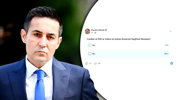Secretarul general al PSD, sondaj online cu întrebarea dacă social-democrații ar trebui sau nu să voteze Guvernul Mureşan