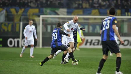 CFR a pierdut în fața lui INTER, scor 0-2, în meciul tur din 16-imile EUROPA LEAGUE