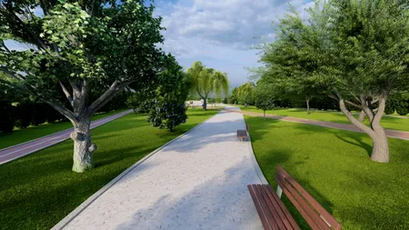 GALERIE FOTO | Cum va arăta noul parc din București, construit de la zero, pe 42 de mii de metri pătrați. Au demarat lucrările de luni