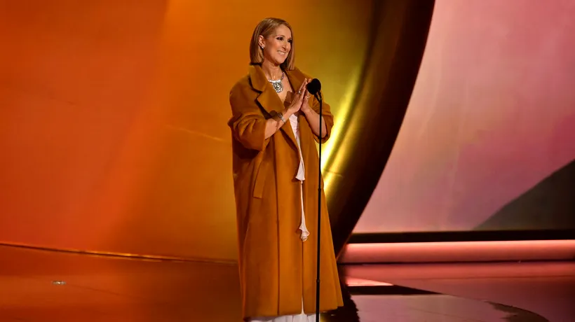Celine Dion, prima apariţie publică din ultima perioadă, la gala Premiilor Grammy. Artista a înmânat premiul Albumul anului
