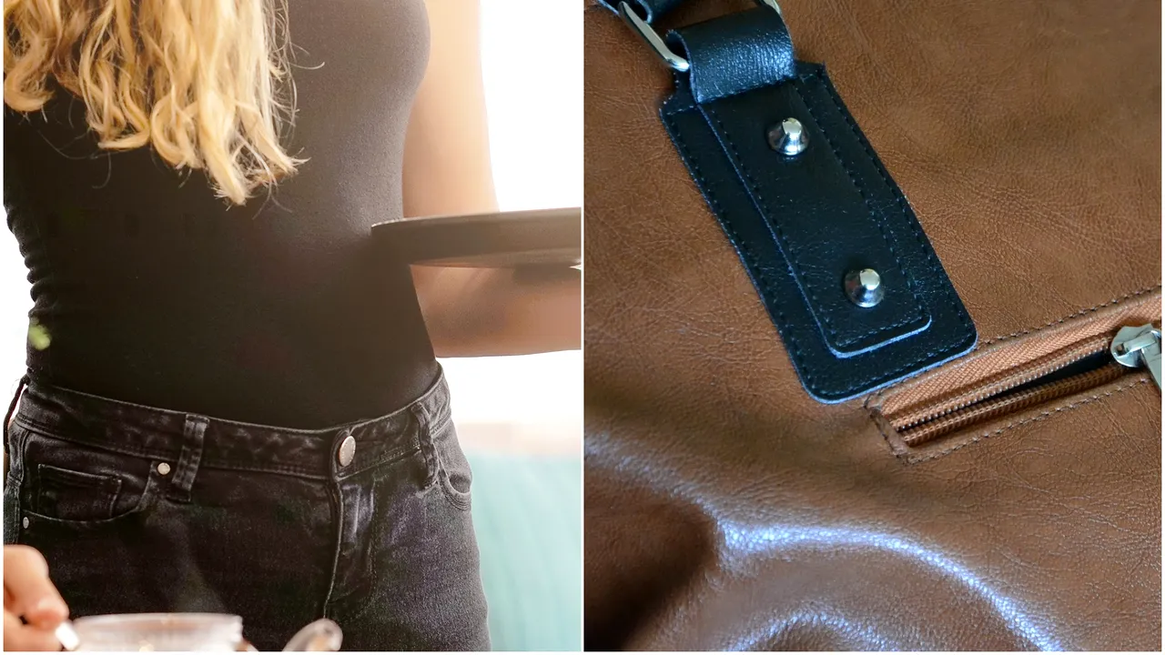 O chelneriță de 18 ani a găsit o geantă pe terasa unde lucra. Tânăra a mers la poliție la scurt timp după aceea