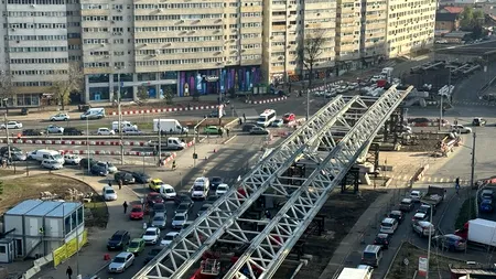 Primăria Capitalei amână restricțiile de circulație la Pasajul Doamna Ghica, din cauza vremii nefavorabile. Când se reiau lucrările pe șantier