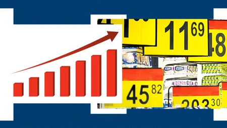 Din cauza măsurilor fiscale ale Guvernului Bolojan, prețurile cresc în România de TREI ori mai repede decât în Uniunea Europeană