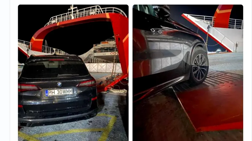 Un turist român care a parcat neregulamentar în Thassos, ironizat pe Facebook: „Să vină la mașină. Nu poate parca feribotul” / Să aștepte, boss, că și noi așteptăm mult după el!