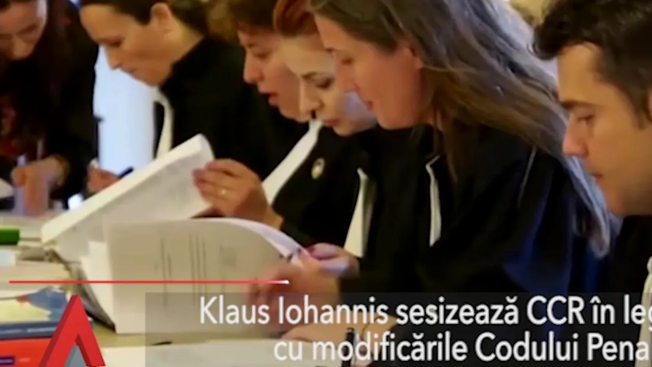 Klaus Iohannis sesizează CCR în legătură cu modificările aduse CODULUI PENAL