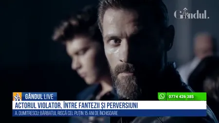GÂNDUL LIVE. Cazul actorului reținut pentru viol | Andrei Dumitrescu, jurnalist Gândul.ro: Alexander Zudor a urmărit zeci de femei, dar nu avea curajul să le abordeze / Riscă cel puțin 15 ani de închisoare