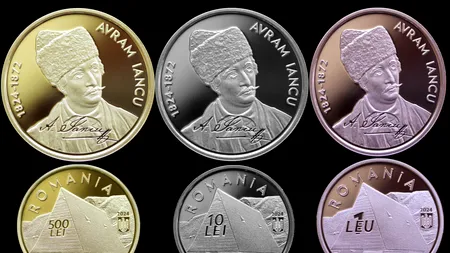 BNR comemorează 200 ani de la nașterea lui Avram Iancu. Sunt lansate noi monede