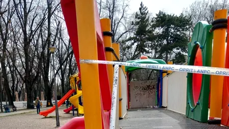 ANPC a sigilat toate locurile de joacă din Parcul Regele Mihai I. Administratorul a fost amendat cu 50.000 lei