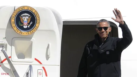 Obama, acuzat de Trump că se folosește de Air Force One ca să meargă în campanie cu Hillary Clinton
