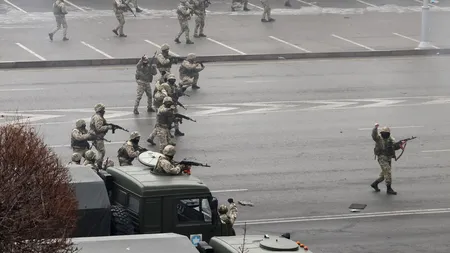 A patra zi de revolte în Kazahstan: Trupele rusești au ajuns. Internetul este blocat. „Ordinea constituțională a fost restabilită”