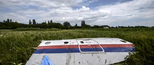 Raportul anchetatorilor olandezi. Avionul malaysian MH17 a fost „străpuns de numeroase obiecte cu mare viteză
