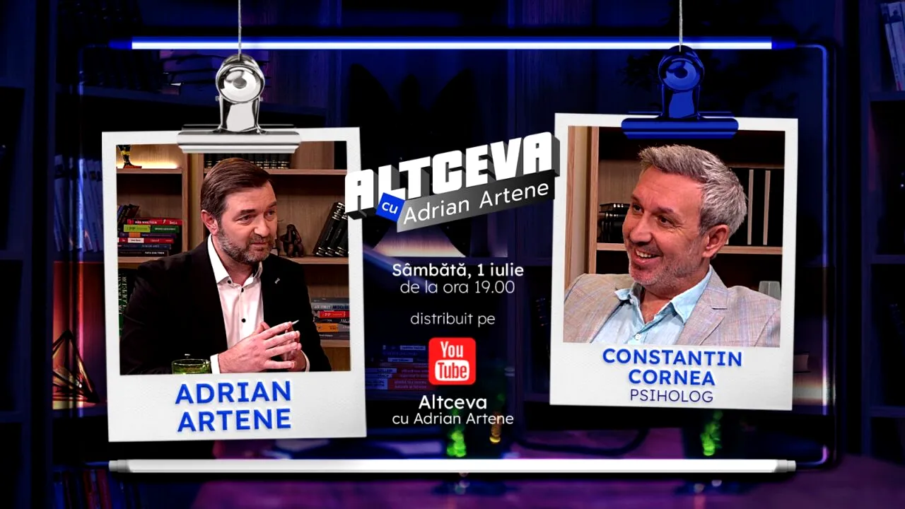 Psihologul Constantin Cornea este invitat la podcastul ALTCEVA cu Adrian Artene