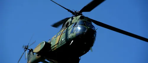 ELICOPTER MILITAR PRĂBUȘIT în Buzău. Patru persoane au murit